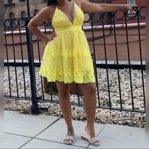 Yellow Tulle Dress